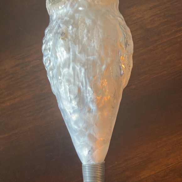 Vintage: Snowy White Owl-Clip On Glass-Ornament - Picture 6 of 16